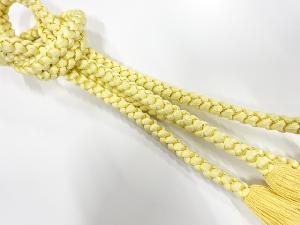 正絹　撚り房　手組帯締め